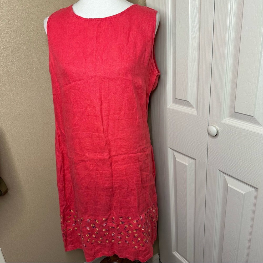 Elegant Red Sleeveless Midi Dress